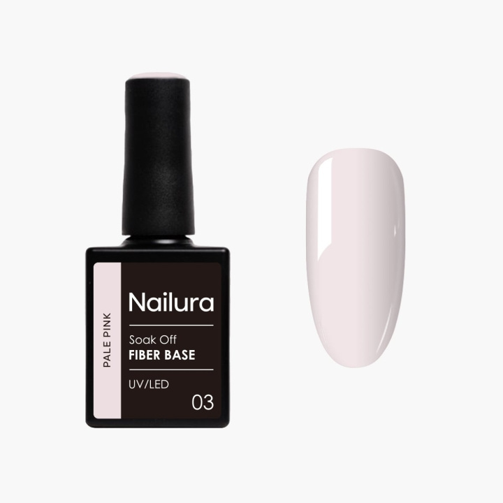 Nailura Fiber Base – Ljusrosa – 10 ml i gruppen SKÖNHET & HÄLSA / Manikyr/Pedikyr / Nagelvård hos TP E-commerce Nordic AB (D41230)