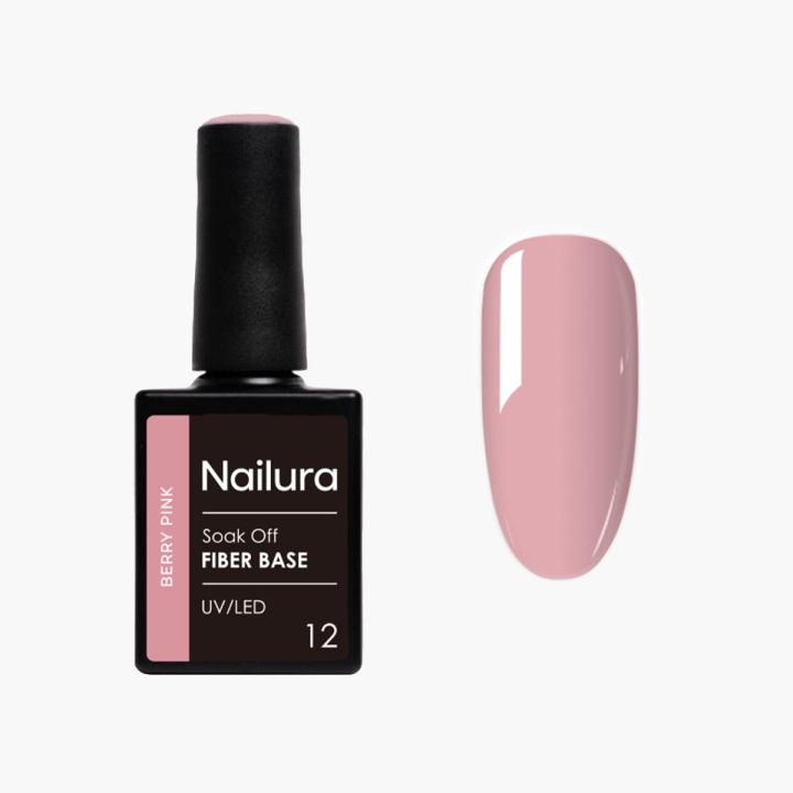 Nailura Fiber Base – Berry Pink – 10 ml i gruppen SKÖNHET & HÄLSA / Manikyr/Pedikyr / Nagelvård hos TP E-commerce Nordic AB (D41239)