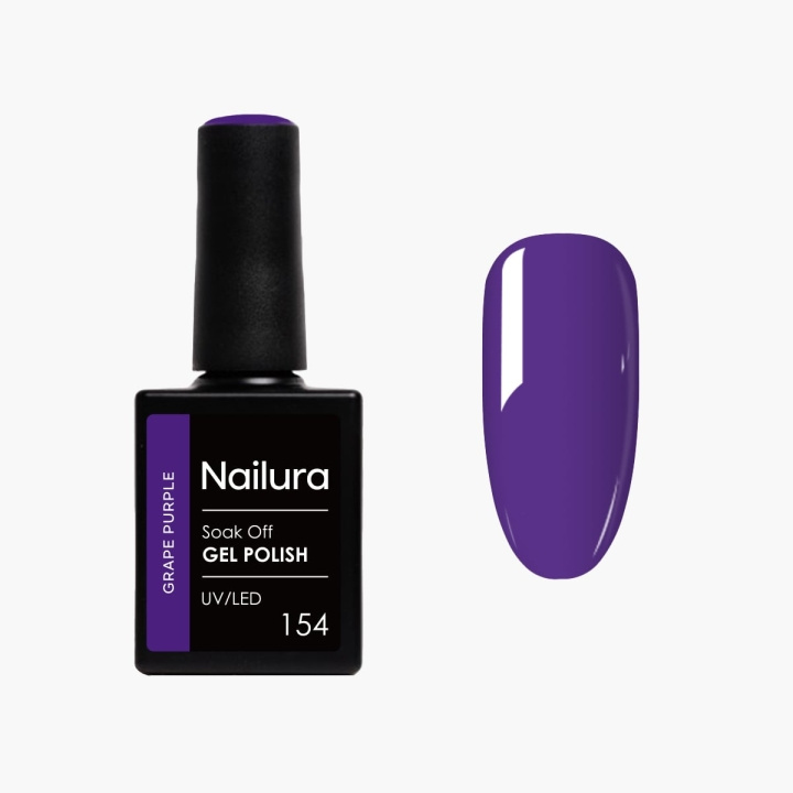 Nailura Gelpolish 154 – Grape Purple – 10 ml i gruppen SKÖNHET & HÄLSA / Manikyr/Pedikyr / Nagellack hos TP E-commerce Nordic AB (D41247)