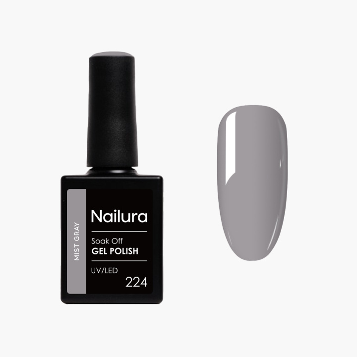 Nailura Gelpolish 224 – Mist Gray – 10 ml i gruppen SKÖNHET & HÄLSA / Manikyr/Pedikyr / Nagellack hos TP E-commerce Nordic AB (D41251)