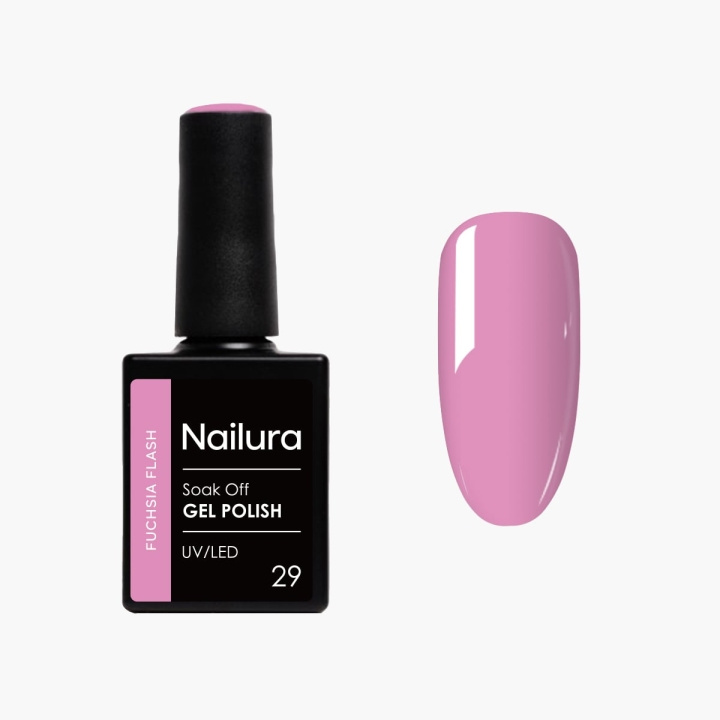 Nailura Gelpolish 29 – Fuchsia Flash – Fuchsia – 10 ml i gruppen SKÖNHET & HÄLSA / Manikyr/Pedikyr / Nagellack hos TP E-commerce Nordic AB (D41266)