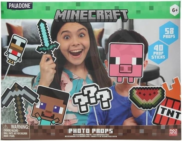 Paladone Minecraft-fotorequisita – stort paket (58 delar) i gruppen LEKSAKER, BARN- & BABYPRODUKTER / Spel / Sällskapsspel hos TP E-commerce Nordic AB (D41297)