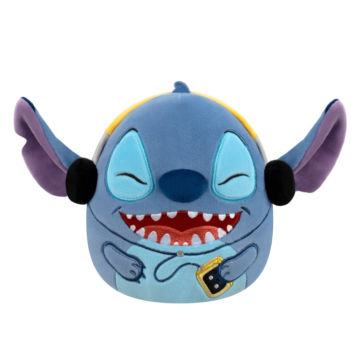 Squishmallows 20 cm Disney – Stitch med hörlurar i gruppen LEKSAKER, BARN- & BABYPRODUKTER / Babyleksaker / Gosedjur hos TP E-commerce Nordic AB (D41422)