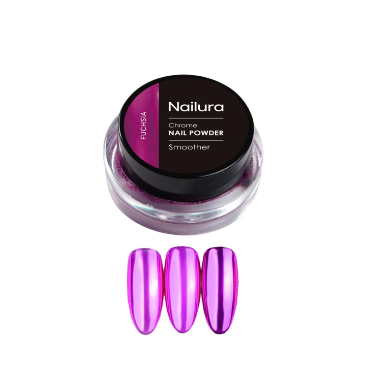 Nailura Chrom Powder – Fuchsia i gruppen SKÖNHET & HÄLSA / Manikyr/Pedikyr / Nagelvård hos TP E-commerce Nordic AB (D41429)