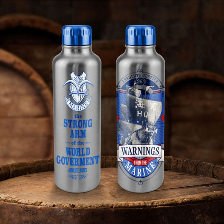 Paladone One Piece – Vattenflaska i metall i gruppen SPORT, FRITID & HOBBY / Friluftsliv / Termosar & Vattenflaskor hos TP E-commerce Nordic AB (D41440)