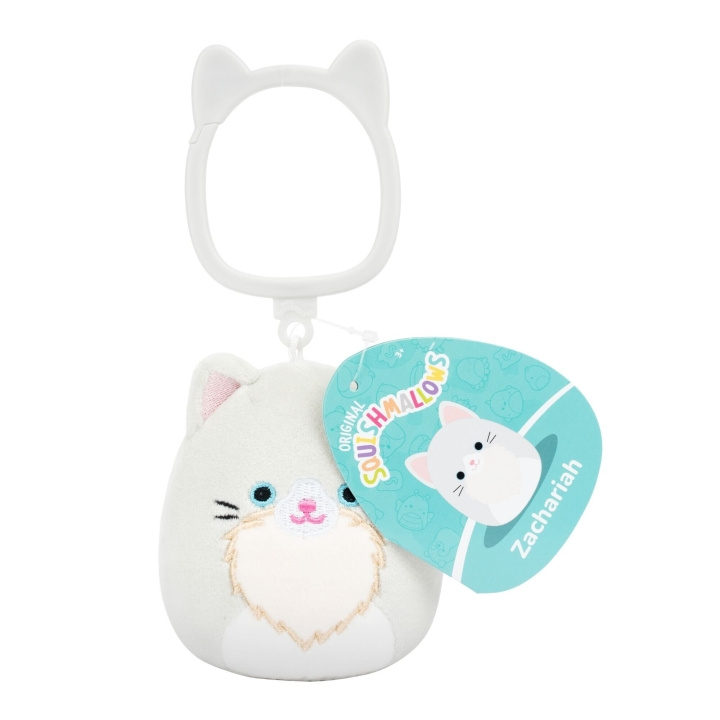 Squishmallows 9 cm P26 Clip-On – Zachariah Cat i gruppen LEKSAKER, BARN- & BABYPRODUKTER / Leksaker / Figurer, Miniatyrer & tillbehör hos TP E-commerce Nordic AB (D41462)