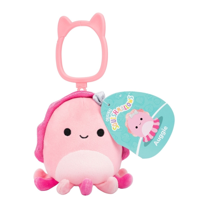 Squishmallows 9 cm P26 Clip-On – Auggie Cuttlefish i gruppen LEKSAKER, BARN- & BABYPRODUKTER / Leksaker / Figurer, Miniatyrer & tillbehör hos TP E-commerce Nordic AB (D41463)