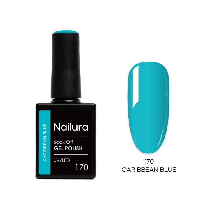 Nailura Gelpolish 170 – Caribbean Blue – 10 ml i gruppen SKÖNHET & HÄLSA / Manikyr/Pedikyr / Nagellack hos TP E-commerce Nordic AB (D41477)