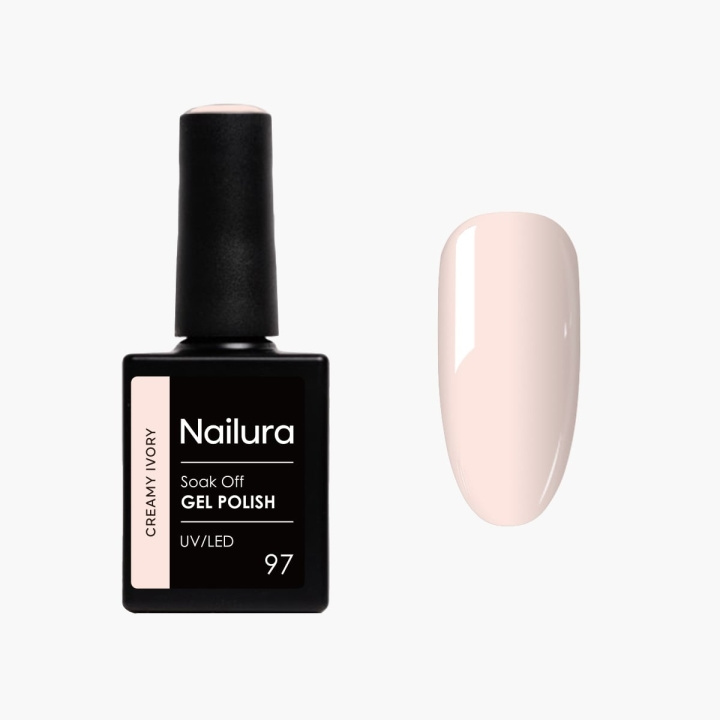 Nailura Gelpolish 97 – Creamy Ivory – 10 ml i gruppen SKÖNHET & HÄLSA / Manikyr/Pedikyr / Nagellack hos TP E-commerce Nordic AB (D41482)