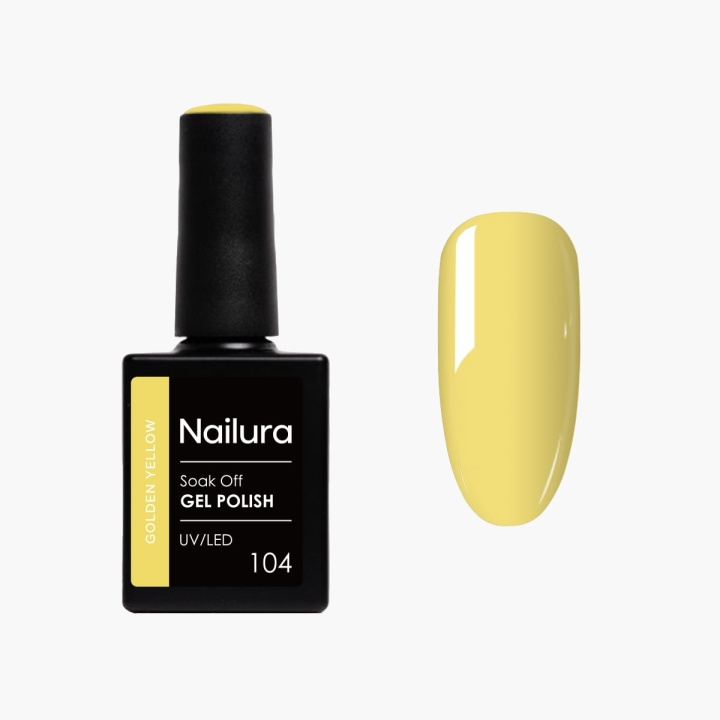 Nailura Gelpolish 104 – Guldgult – 10 ml i gruppen SKÖNHET & HÄLSA / Manikyr/Pedikyr / Nagellack hos TP E-commerce Nordic AB (D41483)
