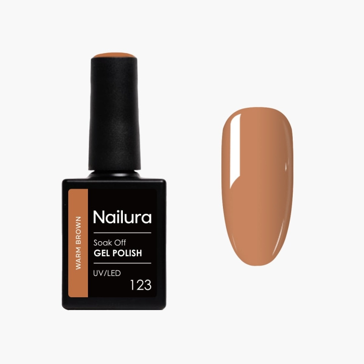 Nailura Gelpolish 123 – Warm Brown – 10 ml i gruppen SKÖNHET & HÄLSA / Manikyr/Pedikyr / Nagellack hos TP E-commerce Nordic AB (D41486)
