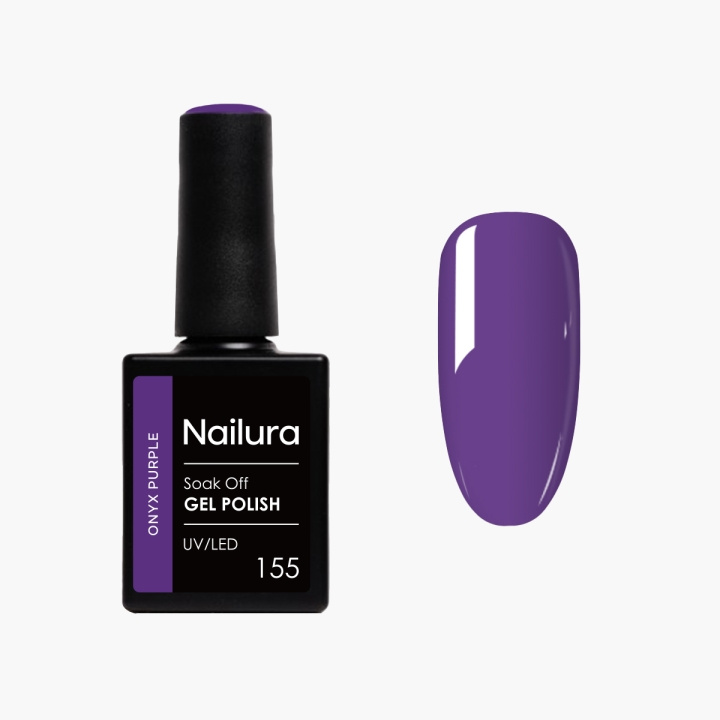 Nailura Gelpolish 155 – Onyx Purple – 10 ml i gruppen SKÖNHET & HÄLSA / Manikyr/Pedikyr / Nagellack hos TP E-commerce Nordic AB (D41501)