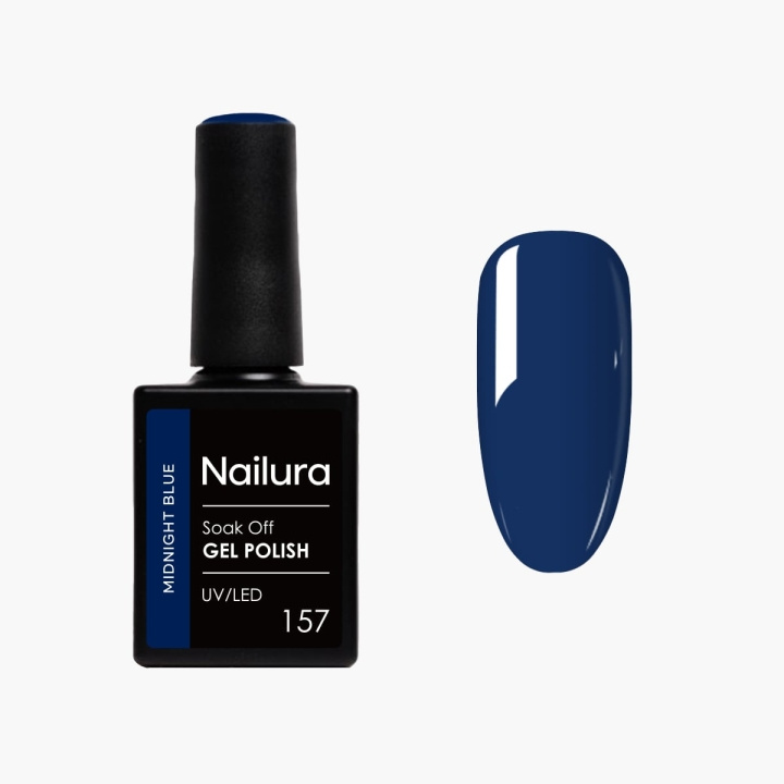 Nailura Gelpolish 157 – Midnight Blue – 10 ml i gruppen SKÖNHET & HÄLSA / Manikyr/Pedikyr / Nagellack hos TP E-commerce Nordic AB (D41503)