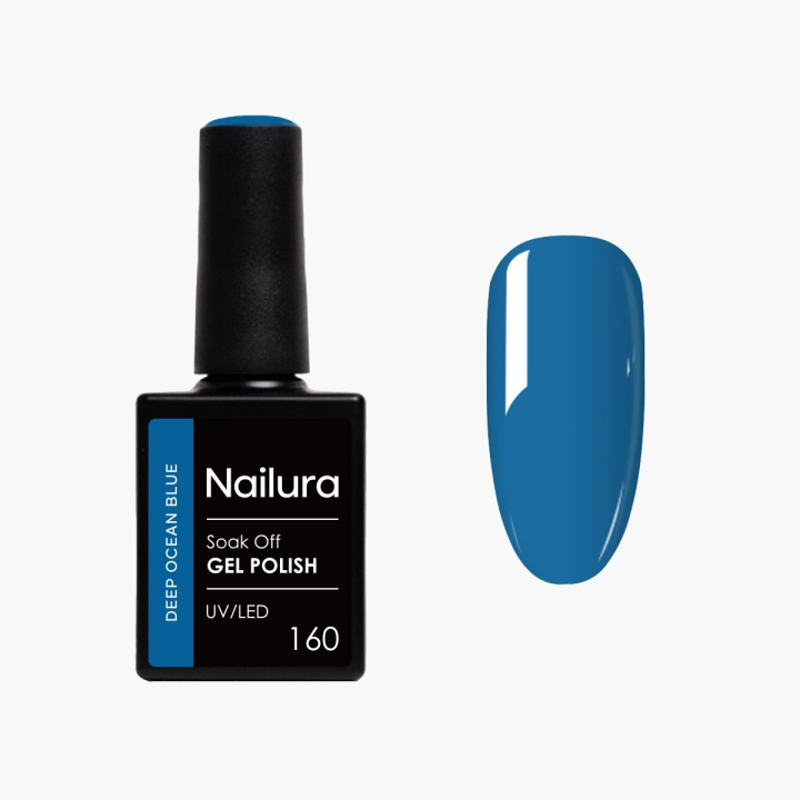 Nailura Gelpolish 160 – Deep Ocean Blue – 10 ml i gruppen SKÖNHET & HÄLSA / Manikyr/Pedikyr / Nagellack hos TP E-commerce Nordic AB (D41505)