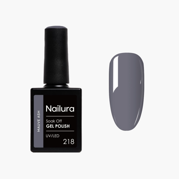 Nailura Gelpolish 218 – Mauve Ash – 10 ml i gruppen SKÖNHET & HÄLSA / Manikyr/Pedikyr / Nagellack hos TP E-commerce Nordic AB (D41522)