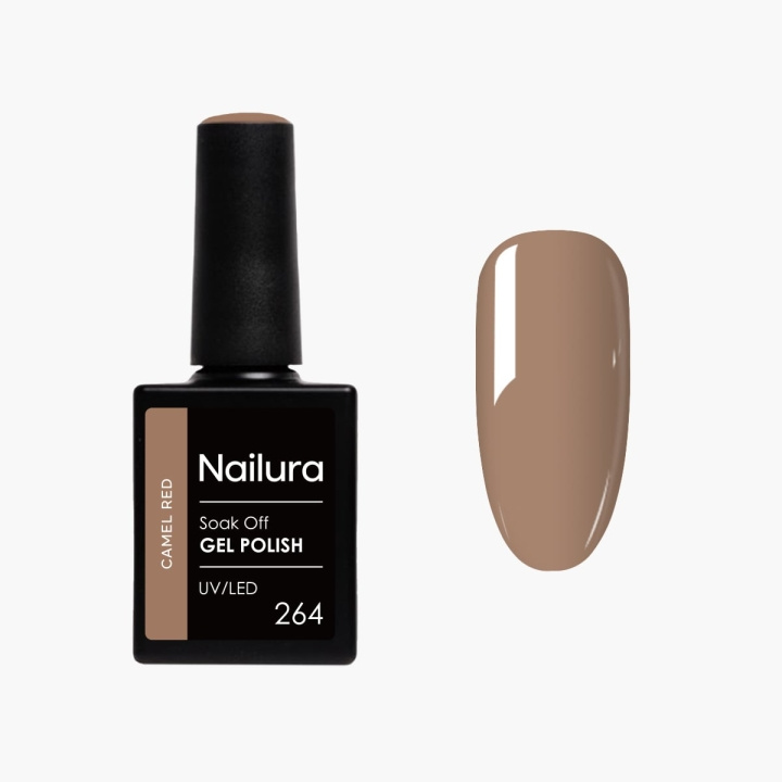 Nailura Gelpolish 264 – Camel Red – 10 ml i gruppen SKÖNHET & HÄLSA / Manikyr/Pedikyr / Nagellack hos TP E-commerce Nordic AB (D41535)