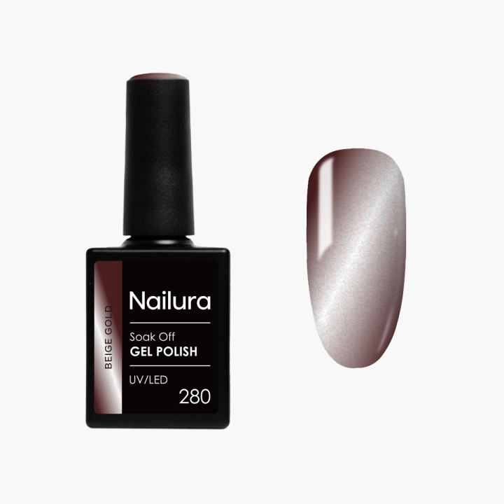 Nailura Gelpolish 280 – Beige Gold – 10 ml i gruppen SKÖNHET & HÄLSA / Manikyr/Pedikyr / Nagellack hos TP E-commerce Nordic AB (D41542)