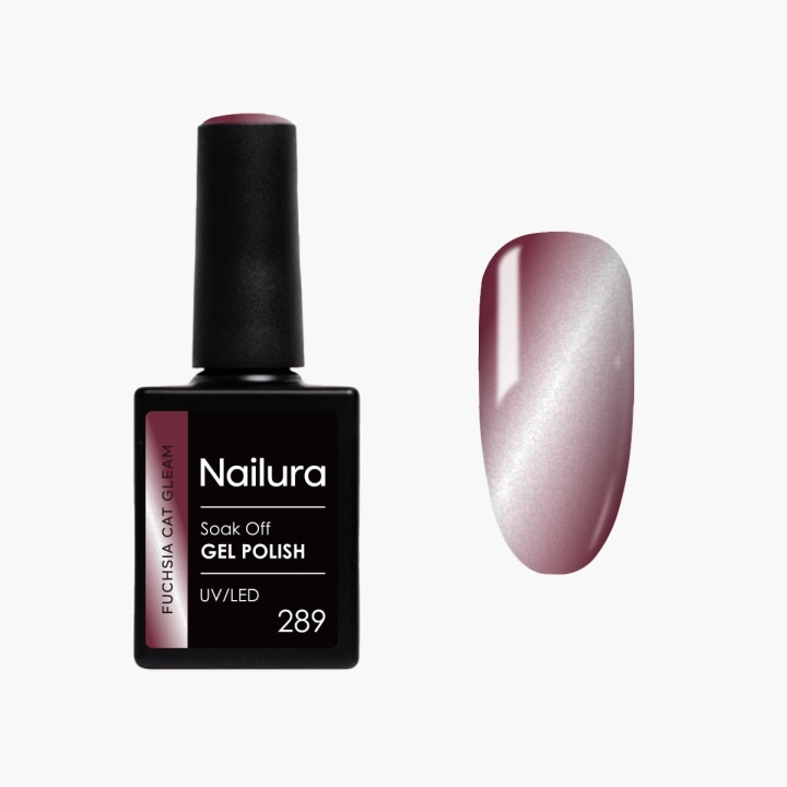 Nailura Gelpolish 289 Fuchsia Cat Gleam – Fuchsia – 10 ml i gruppen SKÖNHET & HÄLSA / Manikyr/Pedikyr / Nagellack hos TP E-commerce Nordic AB (D41546)