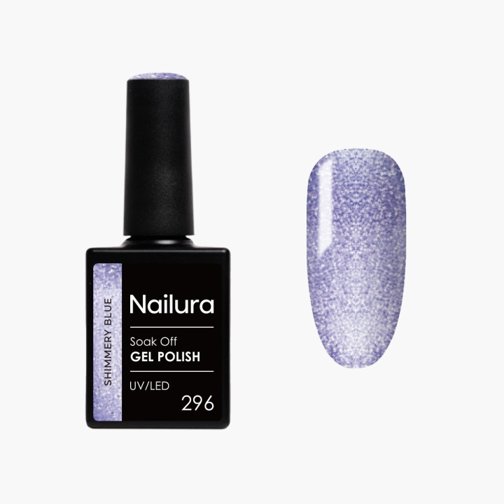 Nailura Gelpolish 296 – Shimmery Blue – 10 ml i gruppen SKÖNHET & HÄLSA / Manikyr/Pedikyr / Nagellack hos TP E-commerce Nordic AB (D41551)