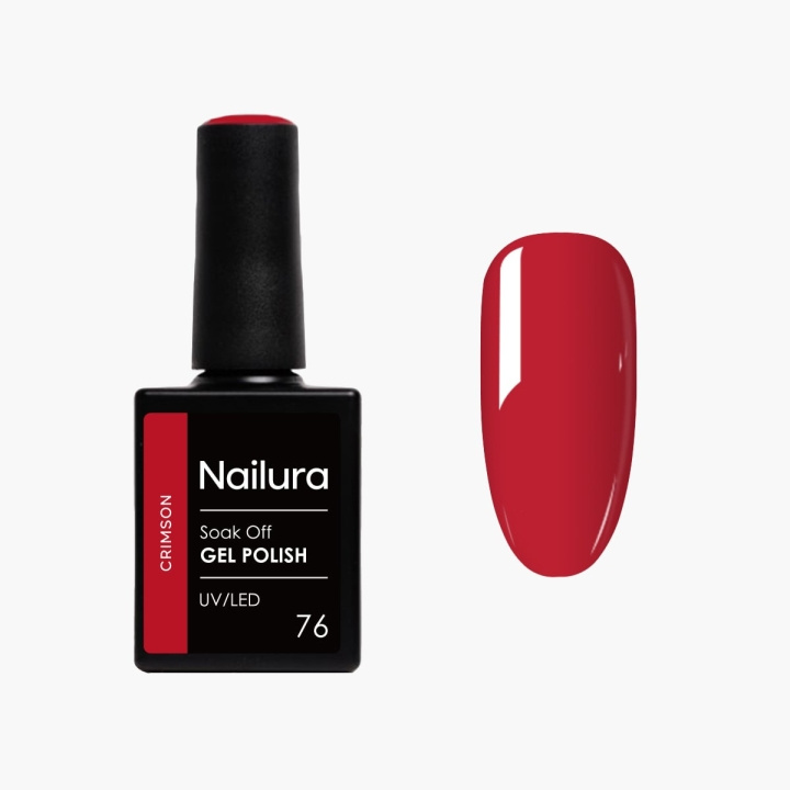 Nailura Gelpolish 76 – Crimson – 10 ml i gruppen SKÖNHET & HÄLSA / Manikyr/Pedikyr / Nagellack hos TP E-commerce Nordic AB (D41623)