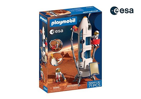 Playmobil ESA: Mars Research Rocket (72011) i gruppen LEKSAKER, BARN- & BABYPRODUKTER / Leksaker / Figurer, Miniatyrer & tillbehör hos TP E-commerce Nordic AB (D41661)