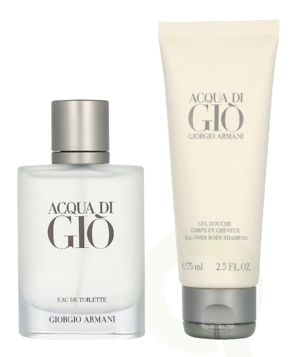 Armani Acqua Di Gio Giftset 125 ml Edt Spray 50 ml/Shower gel 75 ml i gruppen SKÖNHET & HÄLSA / Doft & Parfym / Parfym hos TP E-commerce Nordic AB (D41708)