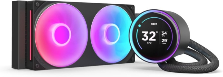 NZXT Kraken Elite RGB 240 (2024) – vätskekylningssystem, svart i gruppen DATORER & KRINGUTRUSTNING / Datorkomponenter / Kylning hos TP E-commerce Nordic AB (D41785)