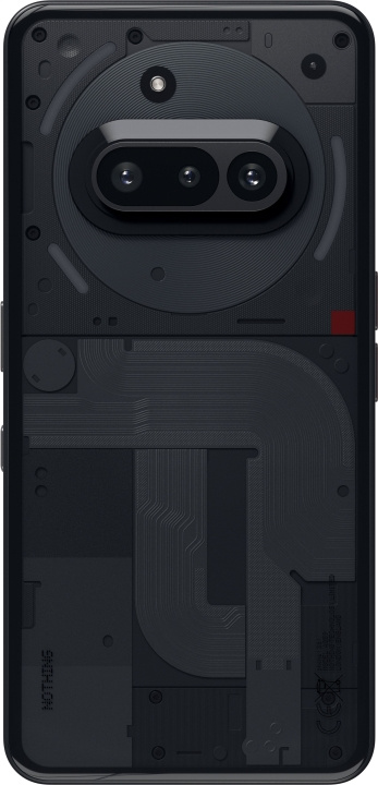 Nothing Phone (3a), 128/8 GB, svart i gruppen SMARTPHONE & SURFPLATTOR / Mobiltelefoner & smartphones hos TP E-commerce Nordic AB (D41836)