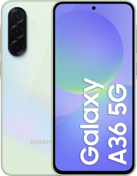 Samsung Galaxy A36 5G-telefon, 128/6 GB, lime i gruppen SMARTPHONE & SURFPLATTOR / Mobiltelefoner & smartphones hos TP E-commerce Nordic AB (D41854)