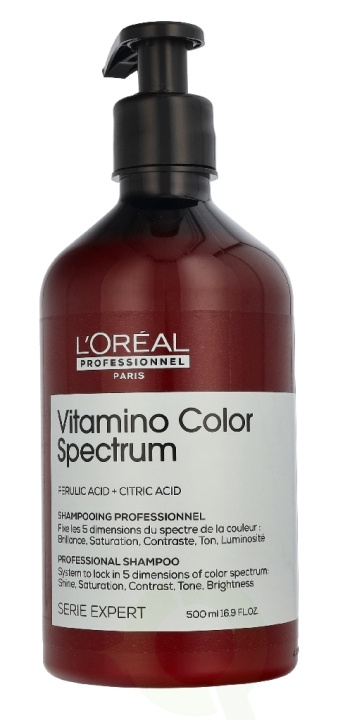 L\'Oreal Vitamino Color Spectrum Shampoo 500 ml i gruppen SKÖNHET & HÄLSA / Hår & Styling / Hårvårdsprodukter / Schampo hos TP E-commerce Nordic AB (D41913)