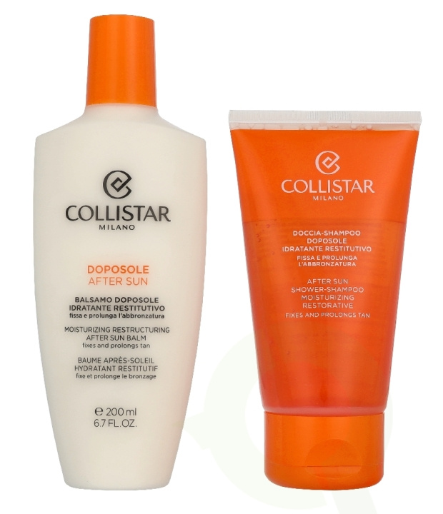 Collistar Sun Giftset 350 ml After-Sun Conditioner 200ml/After-Sun Shower-Shampoo 150ml i gruppen SKÖNHET & HÄLSA / Hudvård / Solskydd & Tanning / Solskydd hos TP E-commerce Nordic AB (D41939)