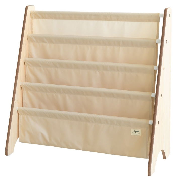 3 Sprouts Bokhylla – Beige – 61 cm x 62 cm x 25 cm i gruppen LEKSAKER, BARN- & BABYPRODUKTER / Barnrum / Övrig inredning hos TP E-commerce Nordic AB (D42159)