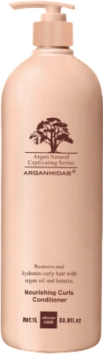 Arganmidas Nourishing Curls Conditioner – 1000 ml i gruppen SKÖNHET & HÄLSA / Hår & Styling / Hårvårdsprodukter / Balsam hos TP E-commerce Nordic AB (D42169)