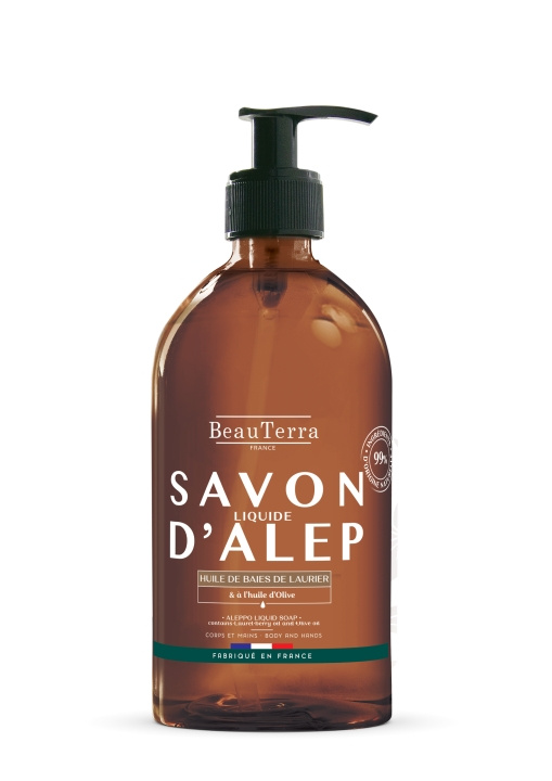 BeauTerra Aleppo flytande tvål Parfymfri 500 ml i gruppen SKÖNHET & HÄLSA / Hudvård / Kroppsvård / Handtvål hos TP E-commerce Nordic AB (D42180)