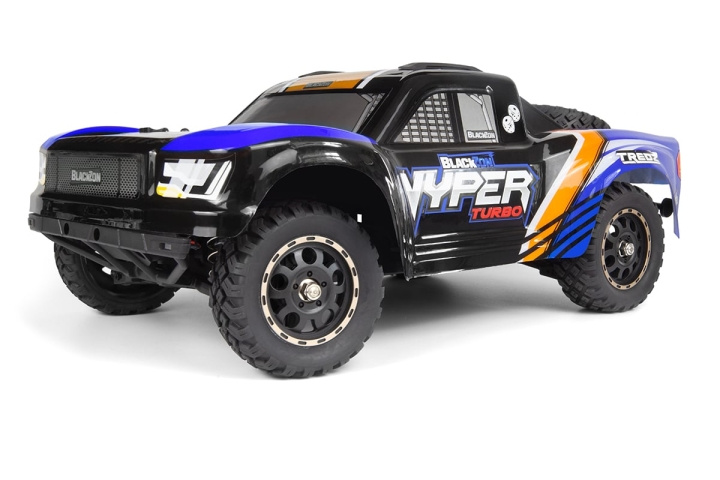 Blackzon Vyper SC Turbo 1/16 4WD 2S Brushless – Blå/Orange (540276) i gruppen LEKSAKER, BARN- & BABYPRODUKTER / Radiostyrt / Radiostyrda bilar hos TP E-commerce Nordic AB (D42199)