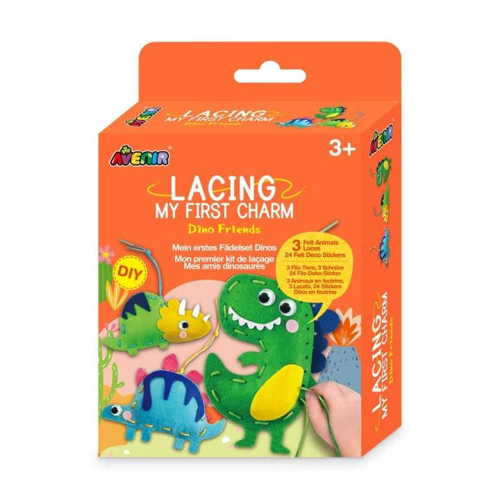 Avenir – DIY Bag Charm Dino (5211798) i gruppen LEKSAKER, BARN- & BABYPRODUKTER / Leksaker / Pyssel hos TP E-commerce Nordic AB (D42271)