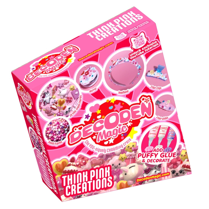3D Magic Decoden Magic Deluxe Think Pink Creations (481-0109) i gruppen LEKSAKER, BARN- & BABYPRODUKTER / Leksaker / Pyssel hos TP E-commerce Nordic AB (D42322)