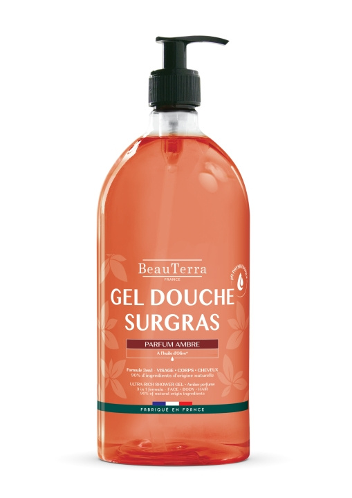BeauTerra Ultra Rich Shower Gel – Ambre – 1 l i gruppen SKÖNHET & HÄLSA / Hudvård / Kroppsvård / Bad & Duschcreme hos TP E-commerce Nordic AB (D42333)