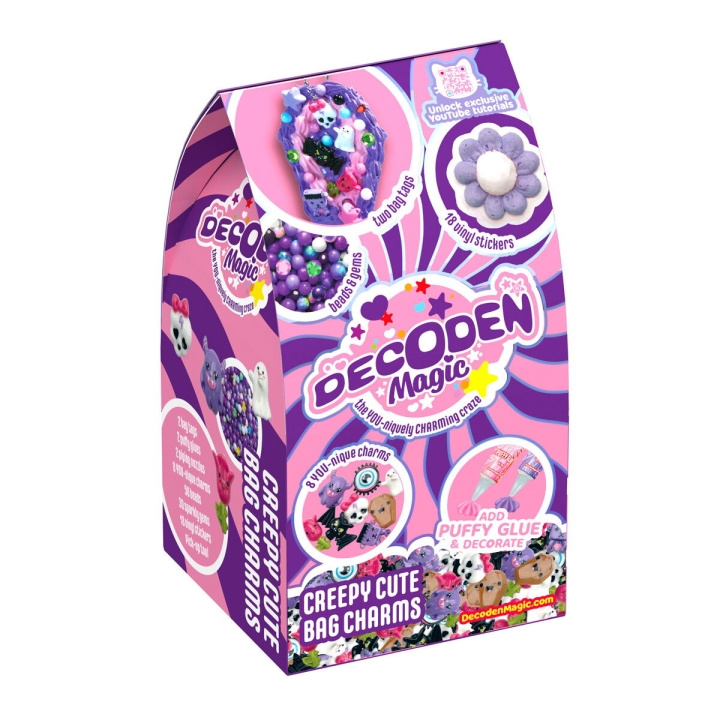 3D Magic Creepy Cute Bag Charms (481-0123) i gruppen LEKSAKER, BARN- & BABYPRODUKTER / Leksaker / Pyssel hos TP E-commerce Nordic AB (D42343)