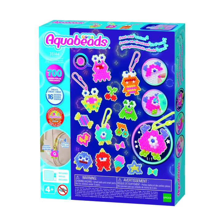 Aqua Beads Aquabeads – Pysselpaket Crazy Monsters (35144) i gruppen LEKSAKER, BARN- & BABYPRODUKTER / Leksaker / Pyssel hos TP E-commerce Nordic AB (D42351)