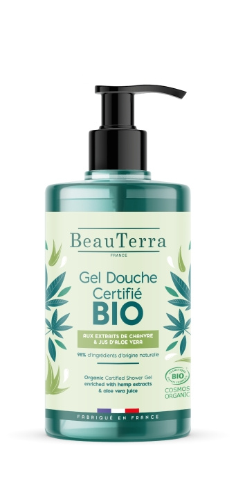 BeauTerra Ekologisk duschgel – BIO med hampa och aloe vera – 750 ml i gruppen SKÖNHET & HÄLSA / Hudvård / Kroppsvård / Bad & Duschcreme hos TP E-commerce Nordic AB (D42376)