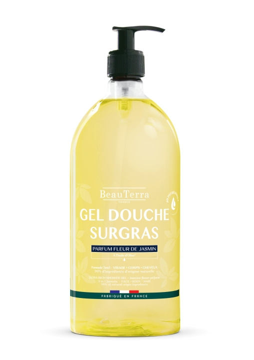 BeauTerra Ultra Rich Shower Gel – Fleur de Jasmin – 1 l i gruppen SKÖNHET & HÄLSA / Hudvård / Kroppsvård / Bad & Duschcreme hos TP E-commerce Nordic AB (D42378)