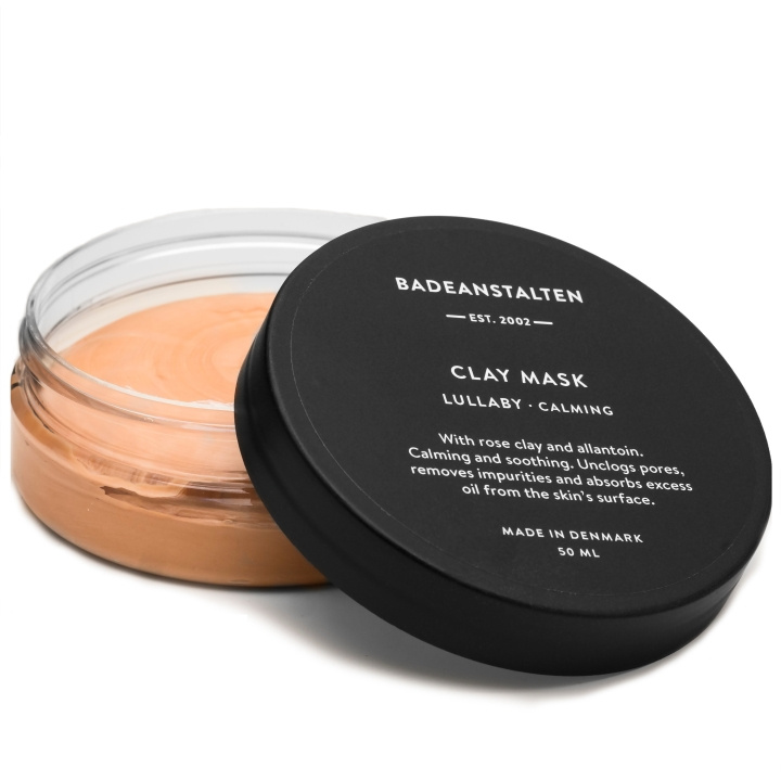 Badeanstalten Lullaby Clay Mask – Rose – 50 ml i gruppen SKÖNHET & HÄLSA / Hudvård / Ansiktsvård / Masker hos TP E-commerce Nordic AB (D42477)