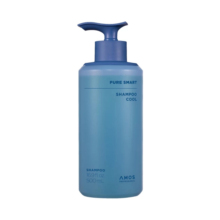 Amos Professional Pure Smart Shampoo – Cool – 500 ml i gruppen SKÖNHET & HÄLSA / Hår & Styling / Hårvårdsprodukter / Schampo hos TP E-commerce Nordic AB (D42499)
