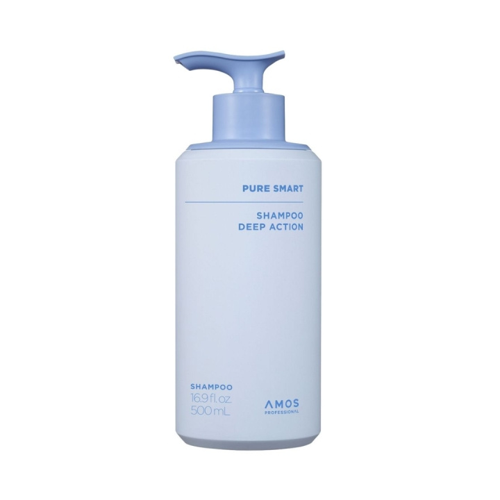 Amos Professional Pure Smart Shampoo Deep Action – 500 ml i gruppen SKÖNHET & HÄLSA / Hår & Styling / Hårvårdsprodukter / Schampo hos TP E-commerce Nordic AB (D42500)