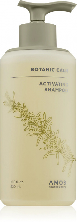 Amos Professional Botanic Calm Activating Shampoo – 500 ml i gruppen SKÖNHET & HÄLSA / Hår & Styling / Hårvårdsprodukter / Schampo hos TP E-commerce Nordic AB (D42508)