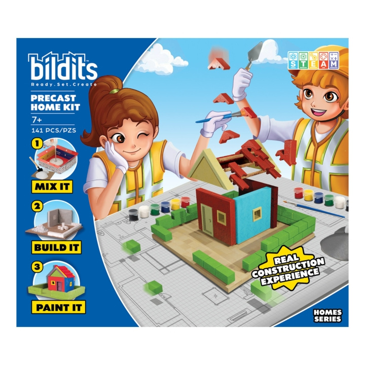 Bildits Prefabricerat husbyggsats (40369) i gruppen LEKSAKER, BARN- & BABYPRODUKTER / Leksaker / Lekset hos TP E-commerce Nordic AB (D42532)