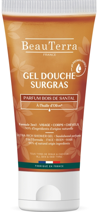 BeauTerra Ultra Rich Shower Gel – Sandelträ – 200 ml i gruppen SKÖNHET & HÄLSA / Hudvård / Kroppsvård / Bad & Duschcreme hos TP E-commerce Nordic AB (D42541)