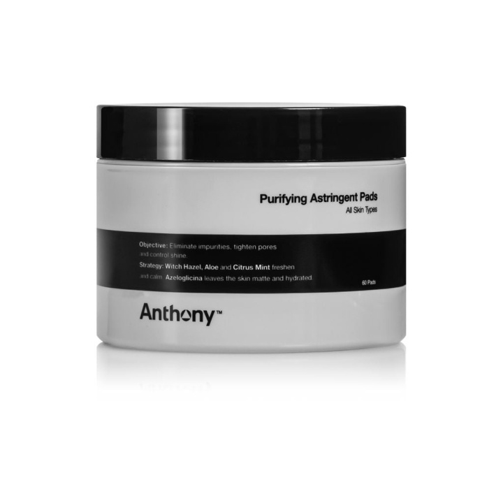 Anthony Purifying Astringent Pads i gruppen SKÖNHET & HÄLSA / Hudvård / Ansiktsvård / Rengöring hos TP E-commerce Nordic AB (D42612)