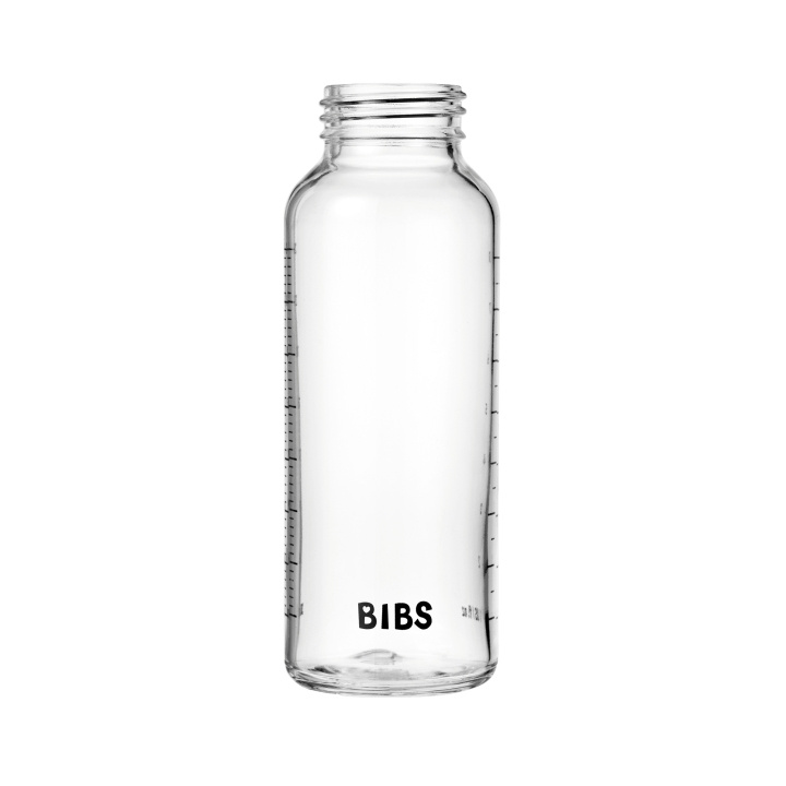 BIBS Glasflaska – 240 ml i gruppen LEKSAKER, BARN- & BABYPRODUKTER / Äta & Dricka / Flaskor & Barnmuggar hos TP E-commerce Nordic AB (D42658)